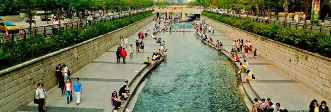 Seul ha transformado una autopista de tráfico en un parque fluvial