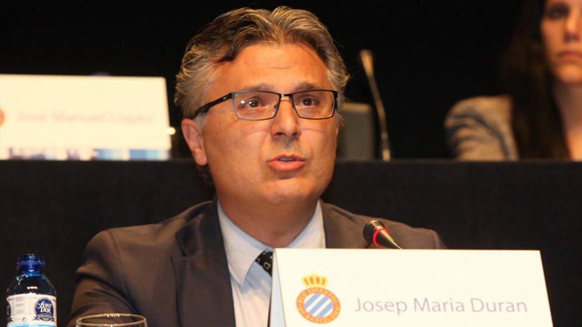 José María Durán, director general del Espanyol