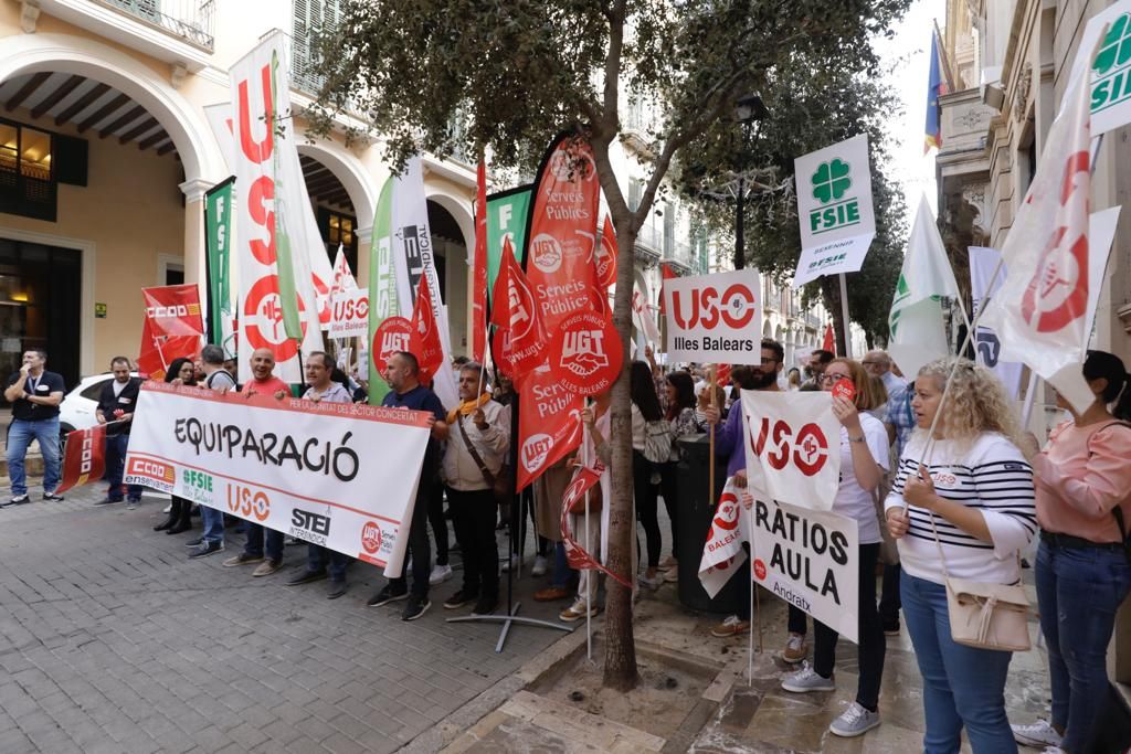 Manifestación de la educación concertada