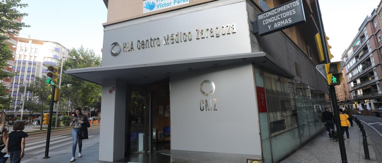 El Centro Médico Zaragoza (CMZ), situado en la Gran Vía.