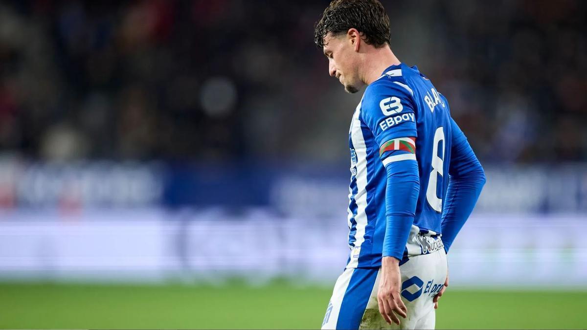 Antonio Blanco, jugador del Deportivo Alavés