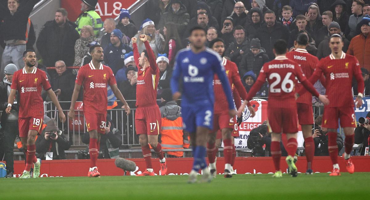 El Liverpool cierra el 'Boxing Day' más líder.