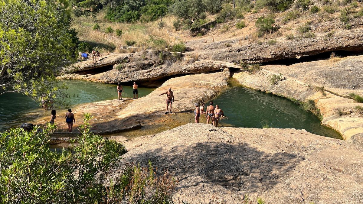 El espacio natural de Les Olles, dentro de la Xarxa Natura 2000, está saturado de visitantes y masificado.