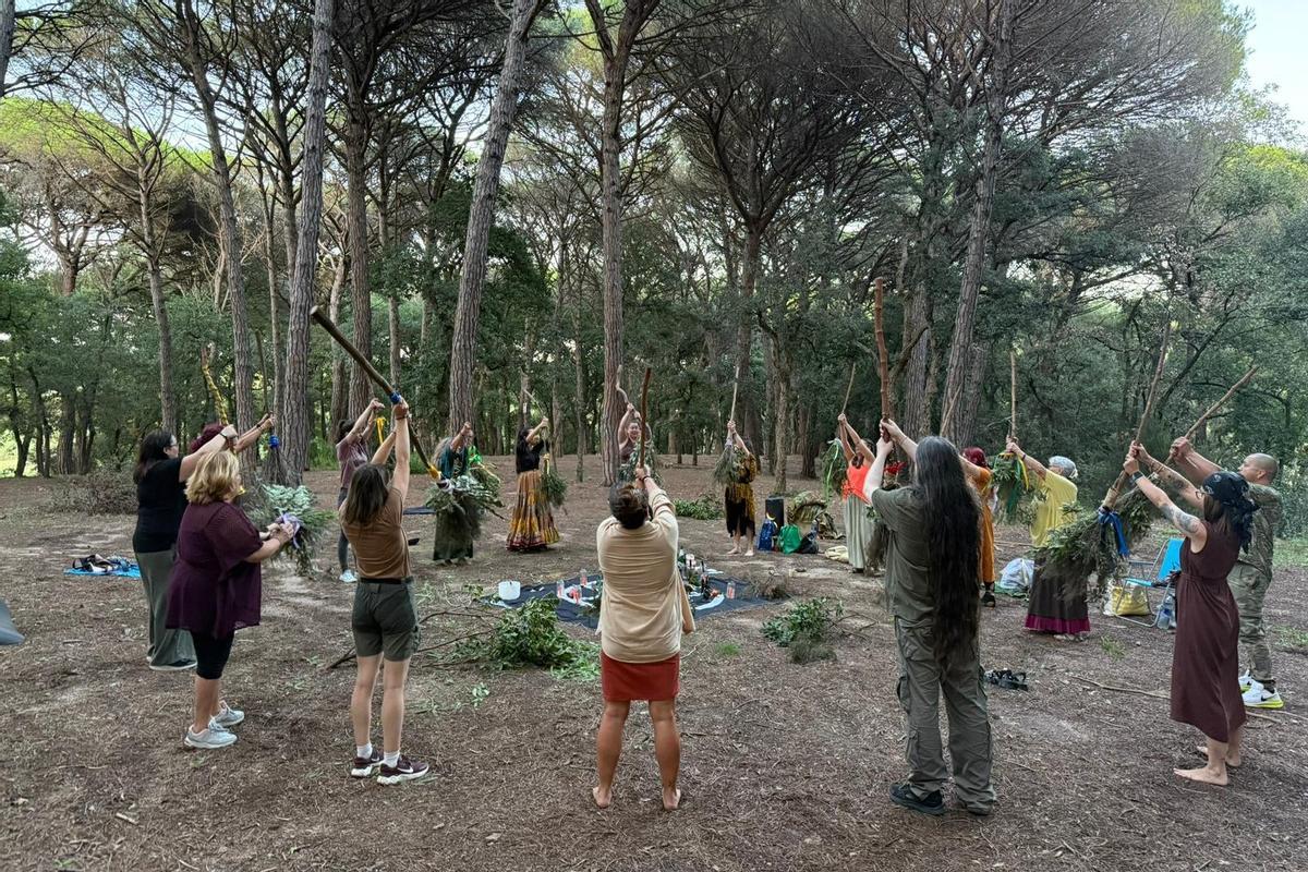 Una de las actividades organizadas desde La Bruixa Verda.