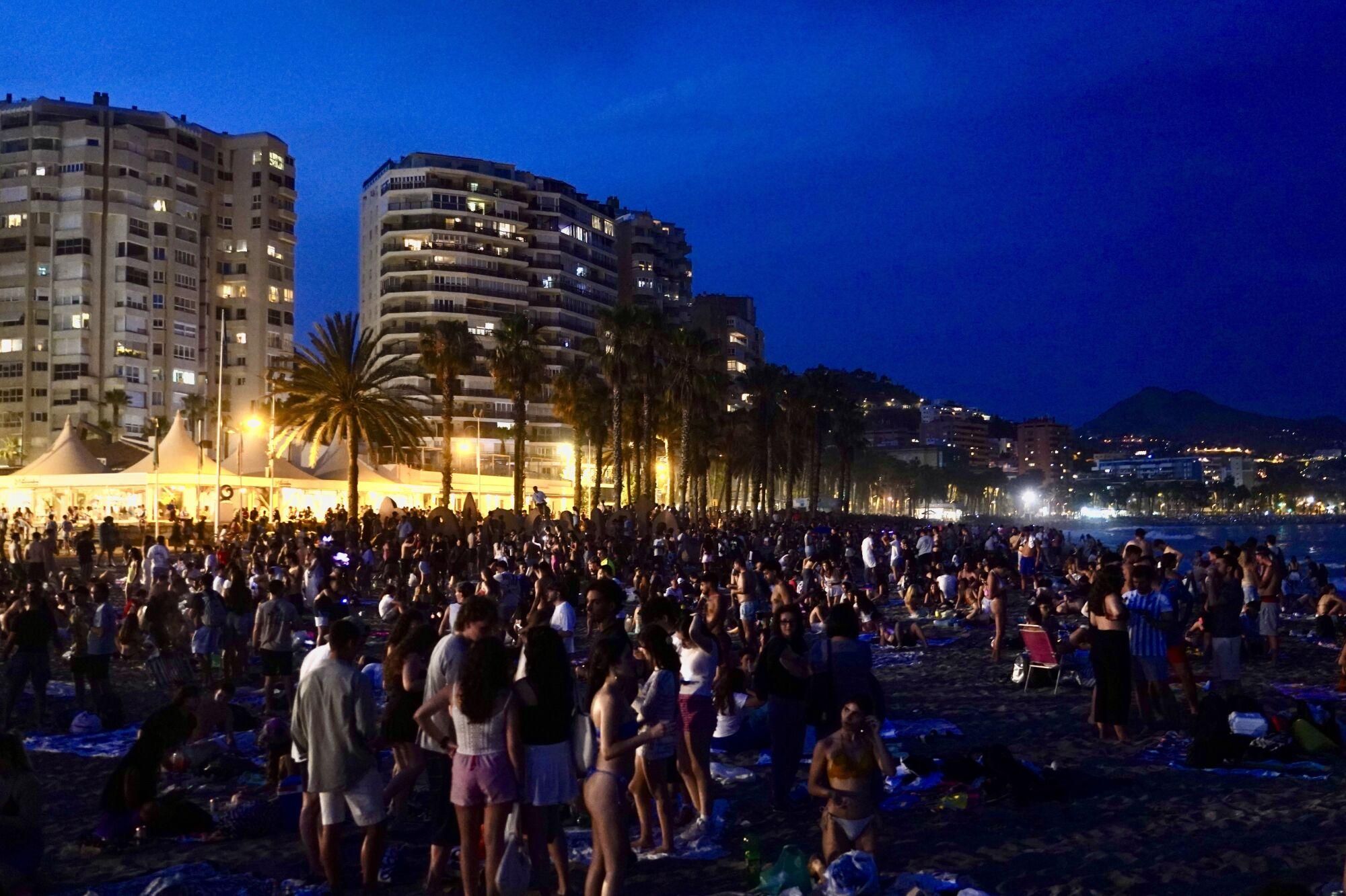 La Noche de San Juan en La Malagueta 