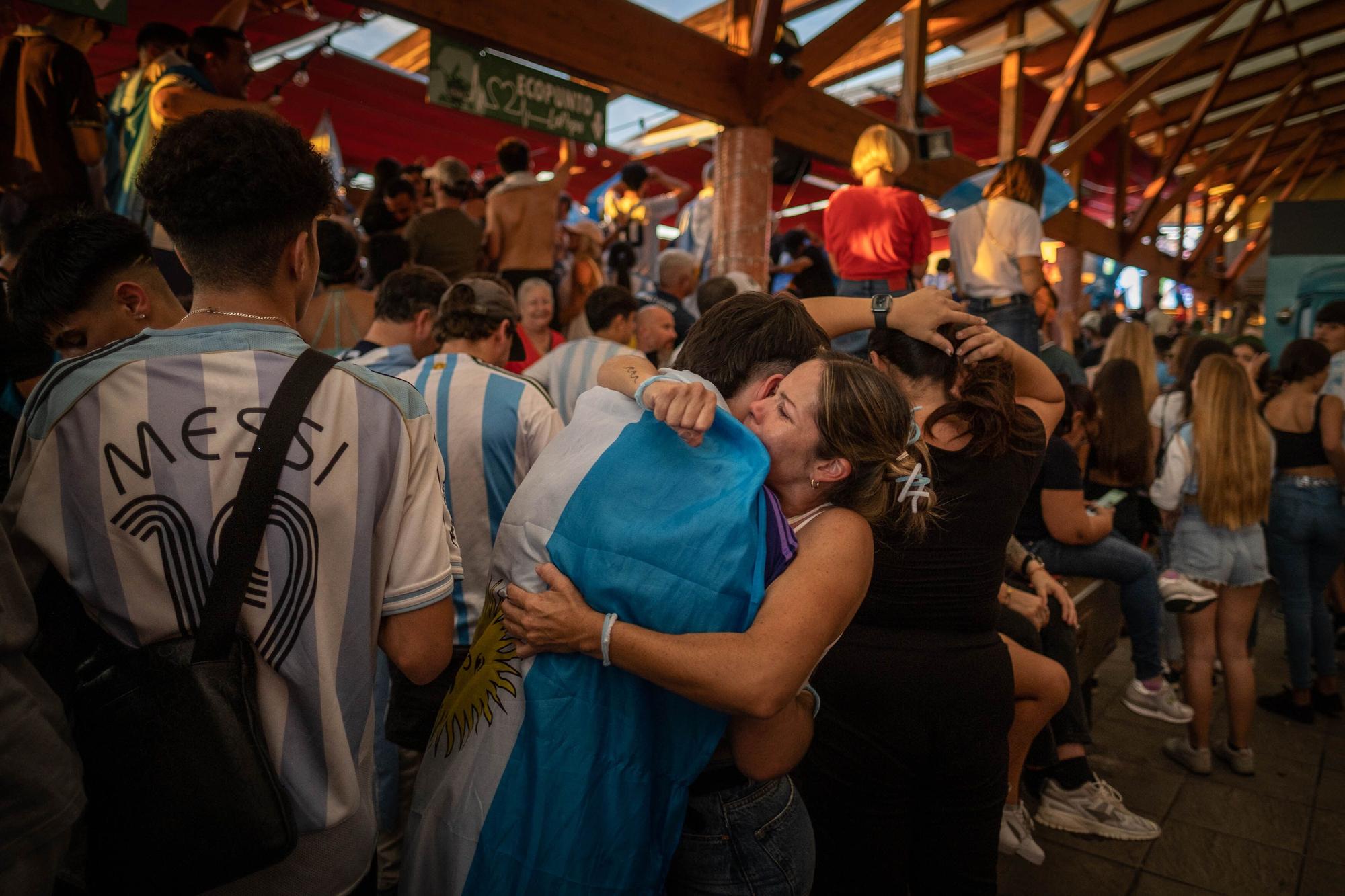 Celebración del Mundial de los argentinos afincados en Tenerife