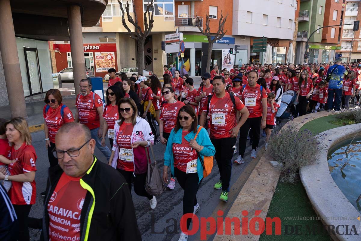 Marcha de la ONG Delwende en Caravaca