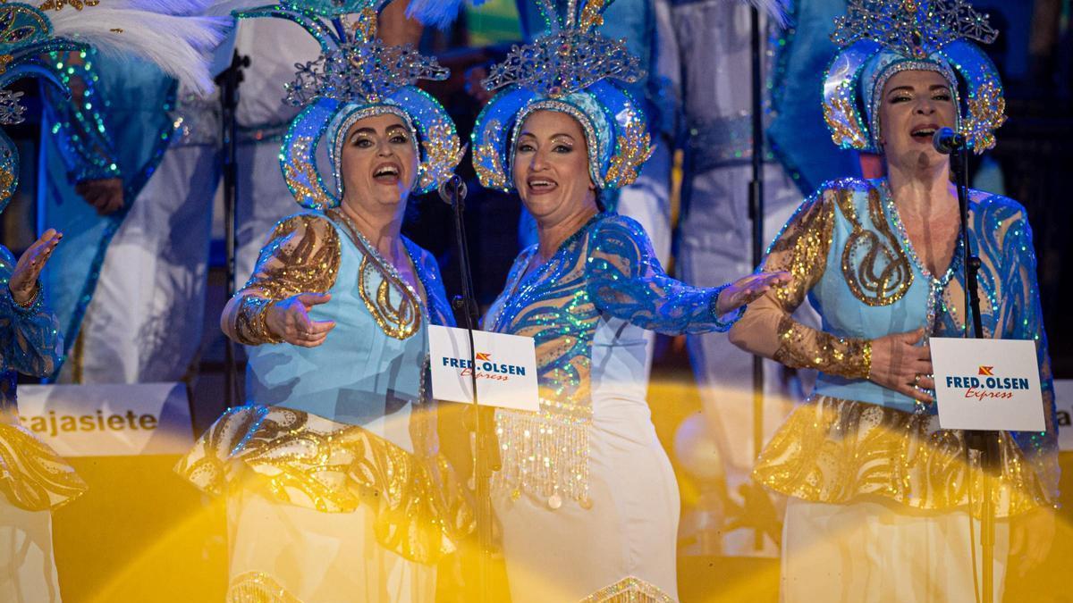 Sortean mil euros entre el público que aguante hasta el final en el concurso de agrupaciones musicales del Carnaval de Tenerife