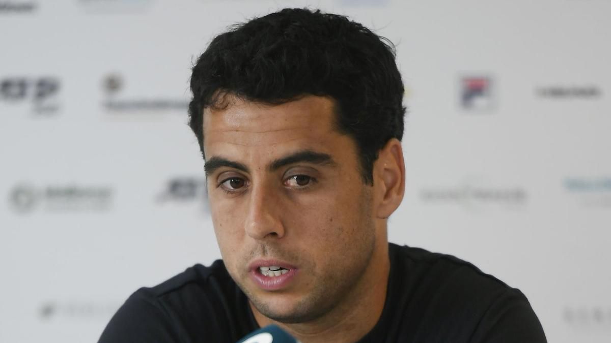 Jaume Munar, en la rueda de prensa del torneo.