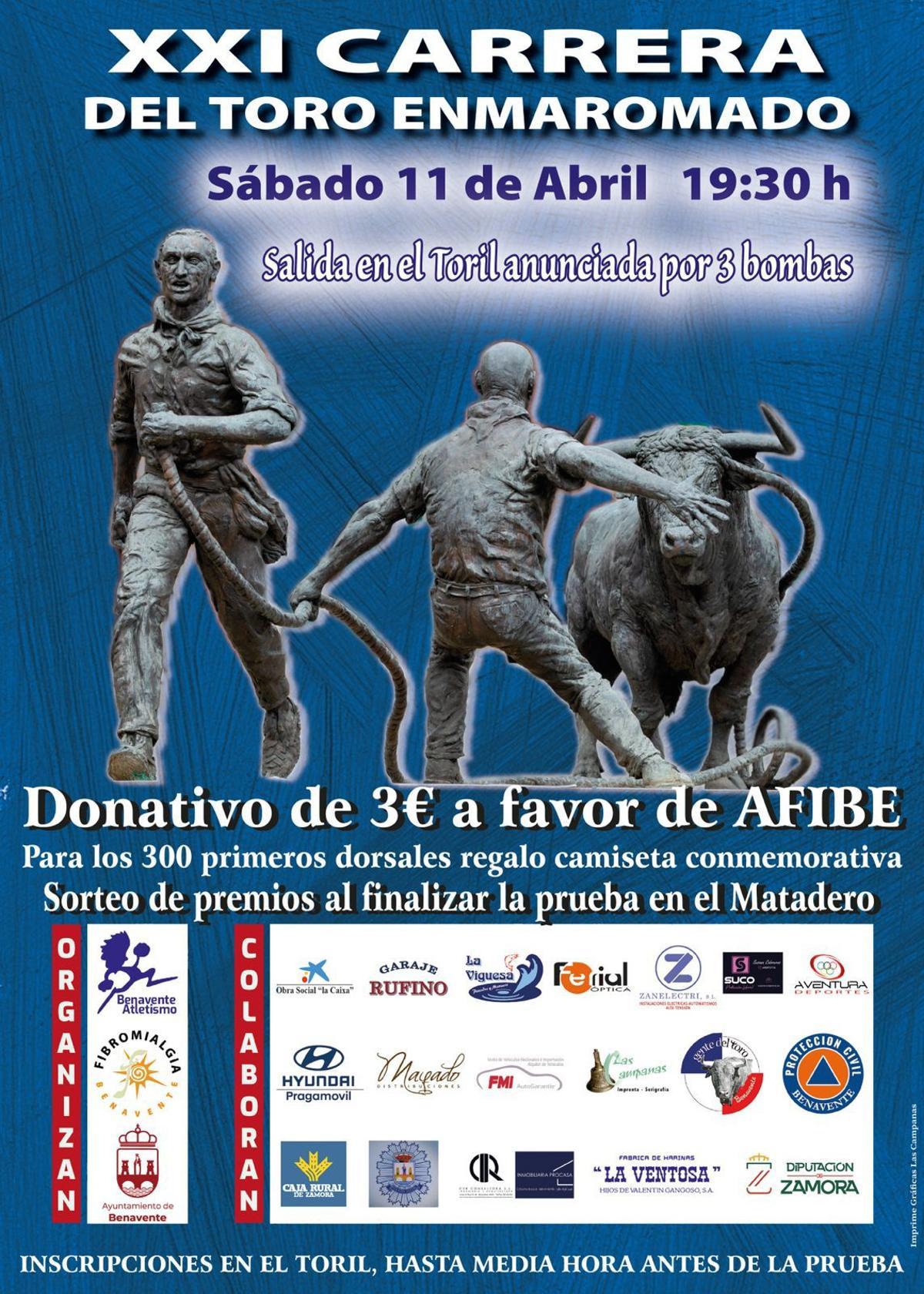 Cartel de la Carrera del Toro Enmaromado de 2026