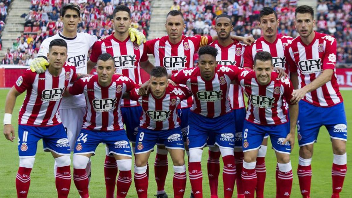 La alineación titular del Girona que alcanzó la gloria