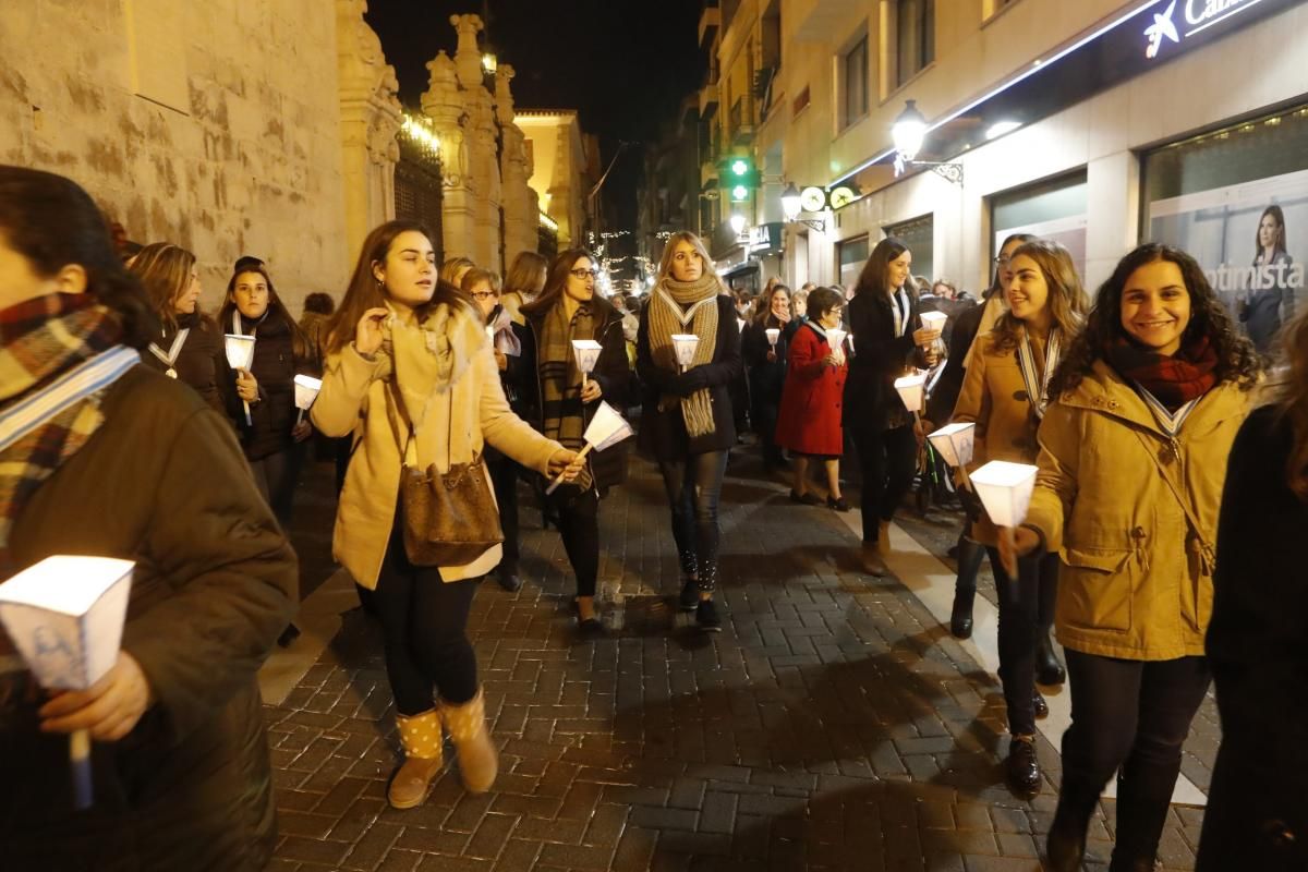 Procesión del farolet de las Purisimeras de Vila-real