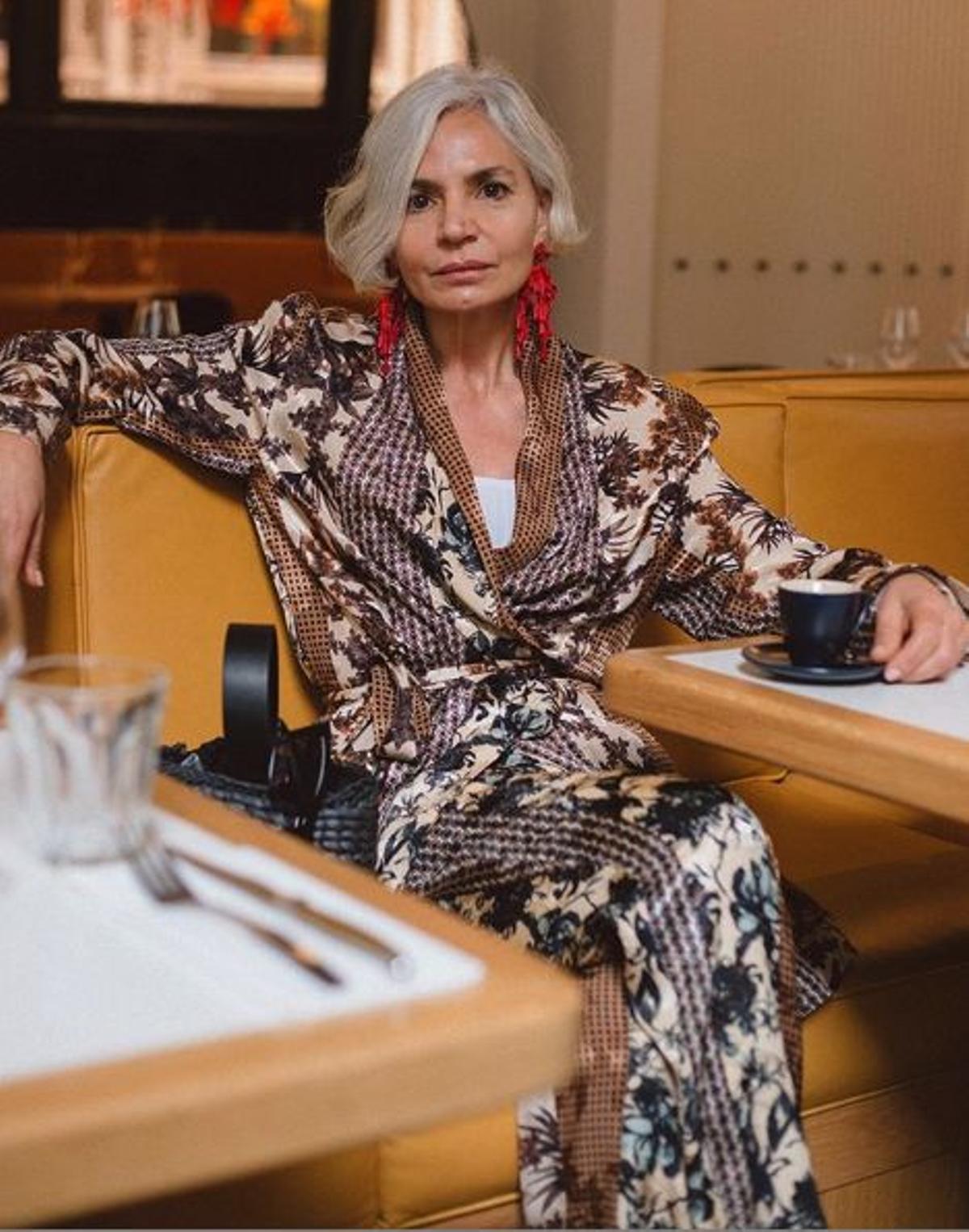 Grece Ghanem durante la campaña de Living Zara