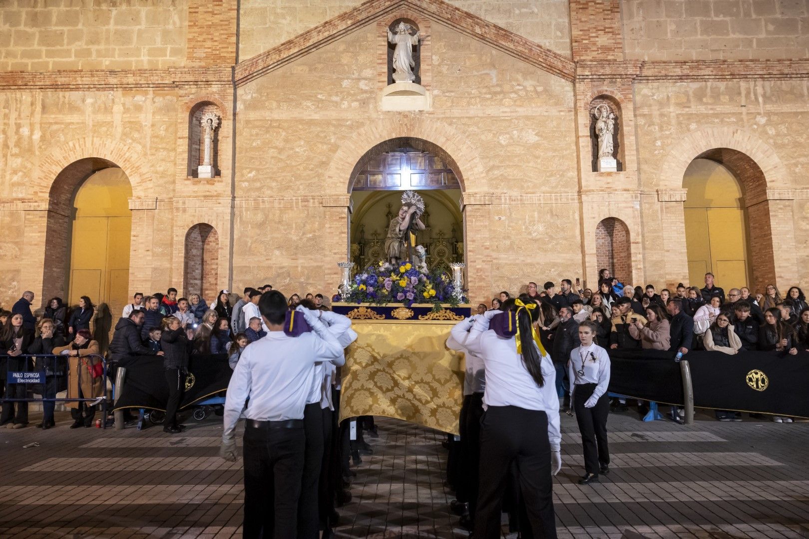 Encuentro de la Vía Dolorosa en Torrevieja del Miércoles Santo con la presencia del obispo José Ignacio Munilla