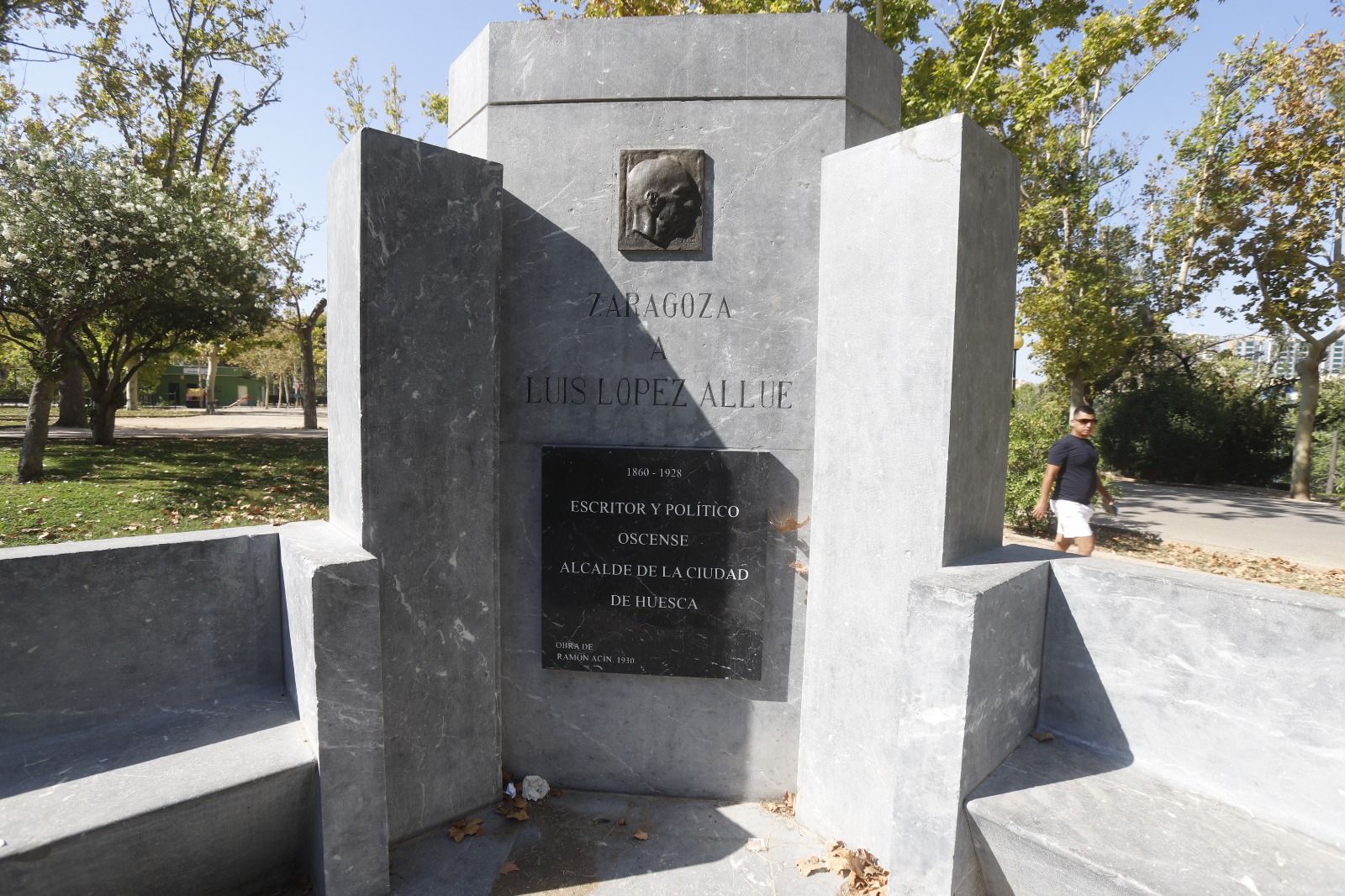 Este es el estado de los monumentos del Parque Grande José Antonio Labordeta de Zaragoza