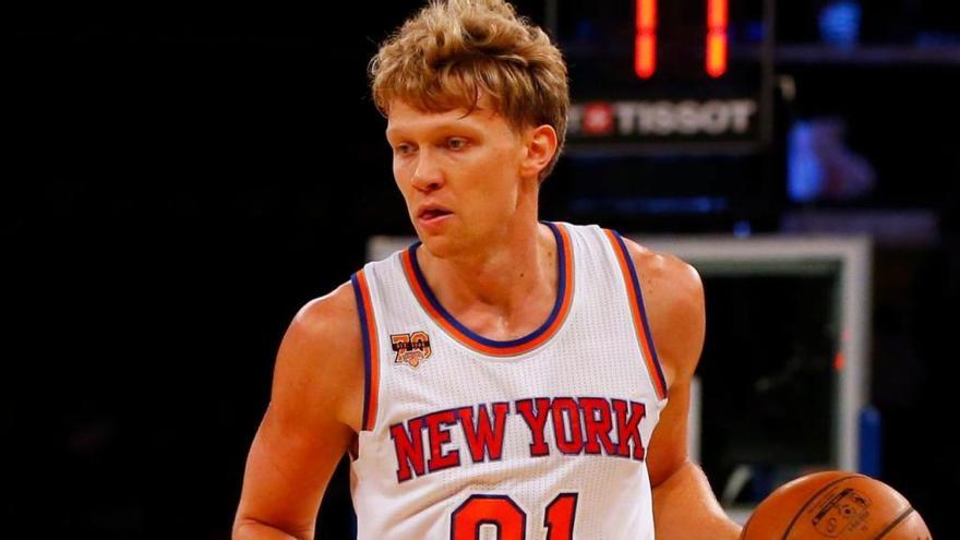 Kuzminskas, con los Knicks.