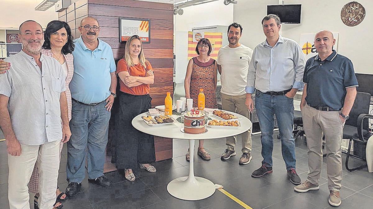 La formación celebró un desayuno informativo para festejar el aniversario de su fundación.