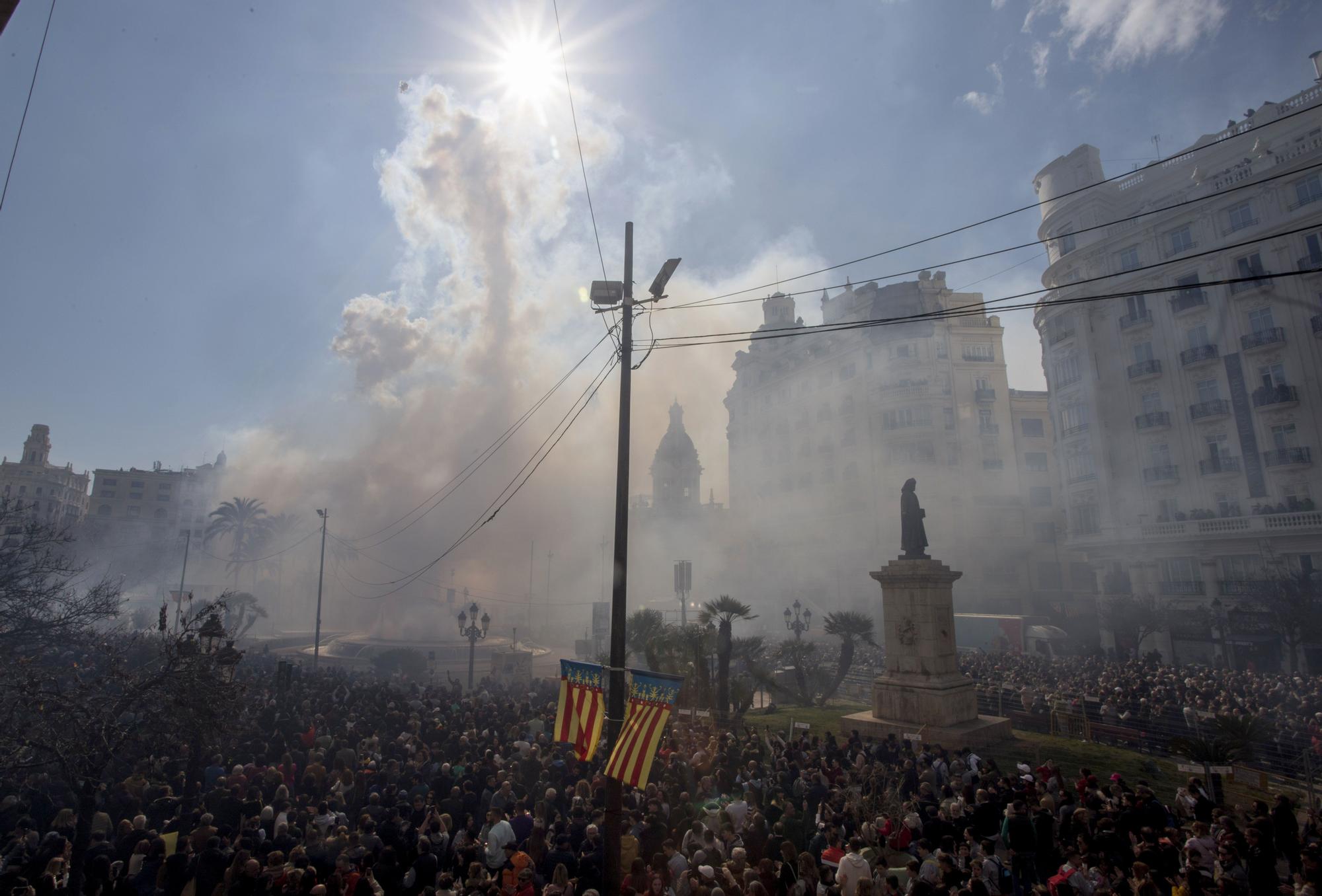 Así se vivió la mascletà desde el balón de Super