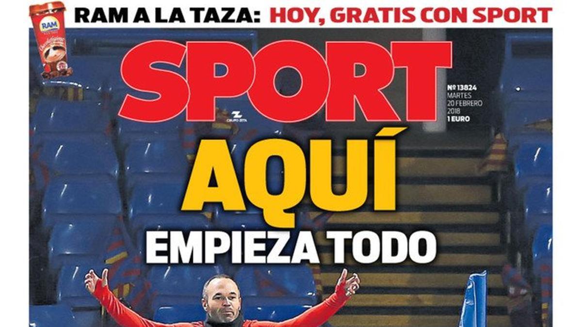 La portada de hoy