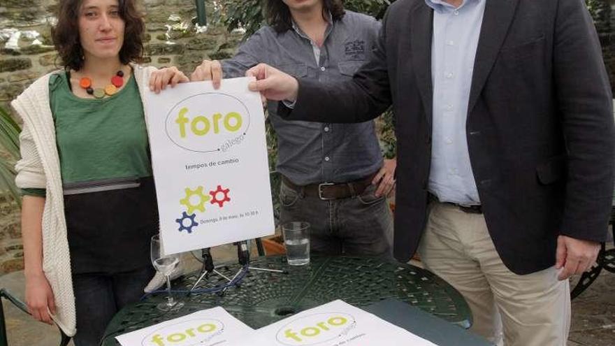 El alcalde de Vimianzo, en la presentación del Foro Galego.