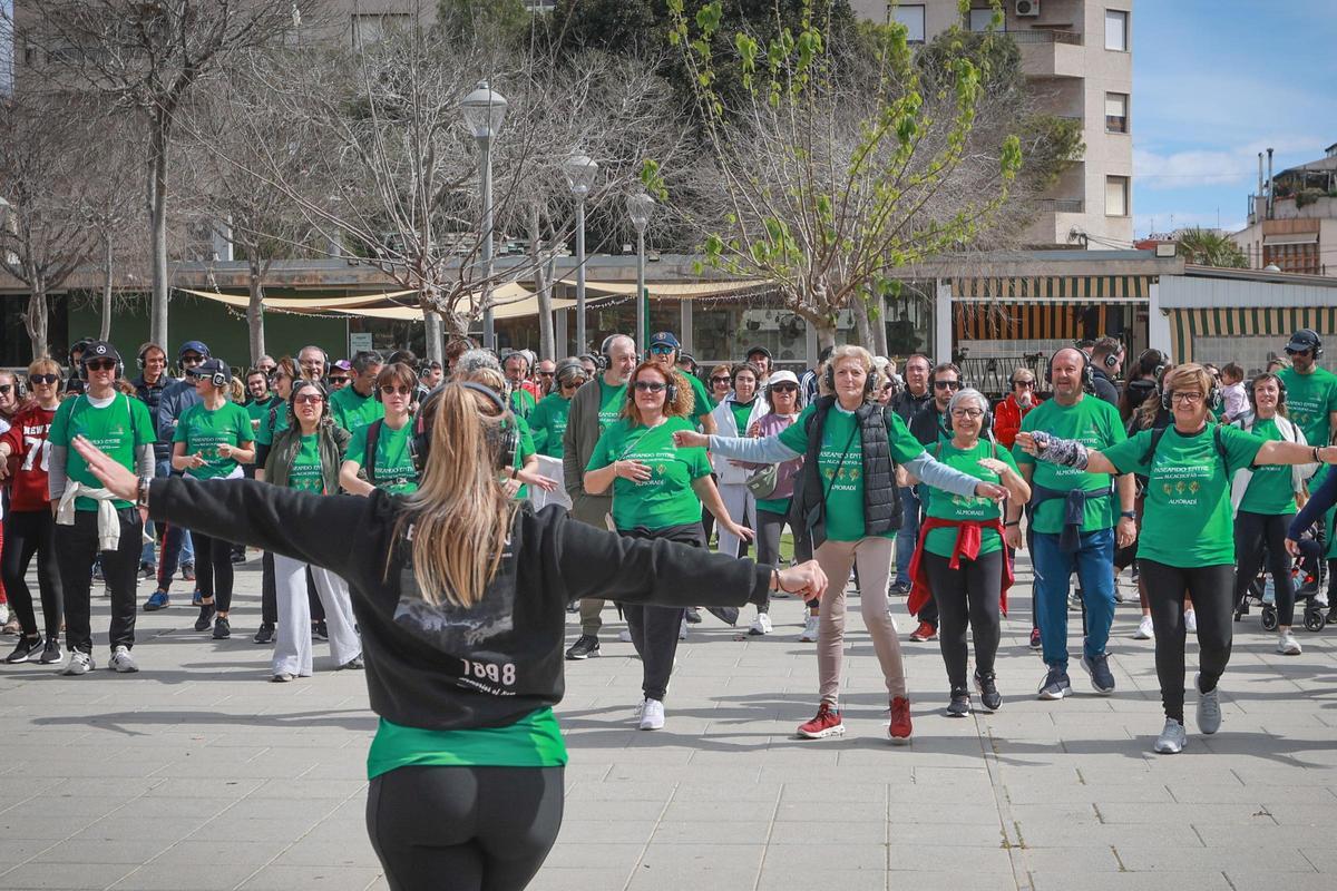 Una de las actividades durante la ruta