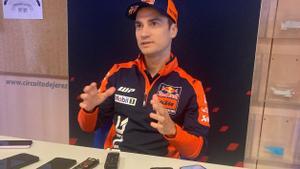 Dani Pedrosa, hoy, en el circuito de Jerez.