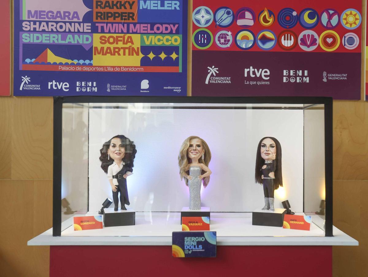 Así se crean las "minidolls" de las presentadoras y ganadoras del Benidorm Fest