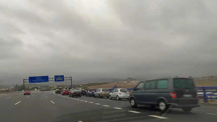 Retenciones en los accesos a Málaga desde el Valle del Guadalhorce