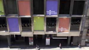 El primer edificio en el que se inauguró el Memorial Democràtic en el año 2010