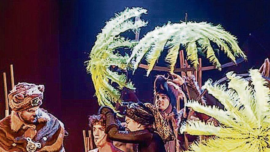 Protagonistas del musical &quot;El libro de la selva. La aventura de Mowgli&quot;.