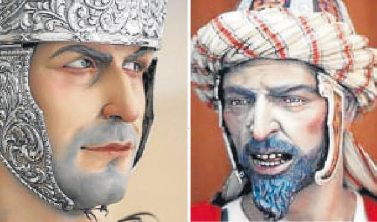Soldado romano de Azotes y guardia judío del Dulce Nombre