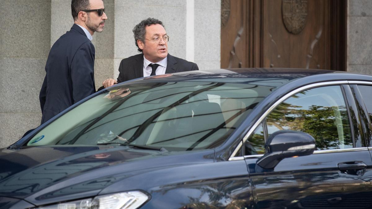 El fiscal General del Estado, Álvaro García Ortiz, a su llegada a la segunda jornada del juicio al fiscal general del Estado, en el Tribunal Supremo, a 4 de noviembre de 2025.