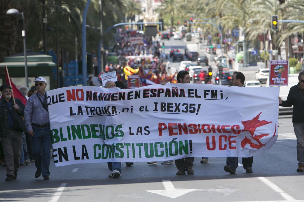 Manifestación del 1 de mayo en Alicante