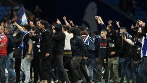 Sis detinguts pels danys causats per la invasió del camp de l’Espanyol durant la celebració de la Lliga del Barça