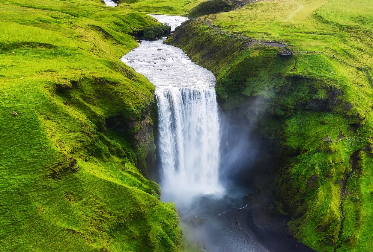 Es la cascada perfecta, y está en Islandia