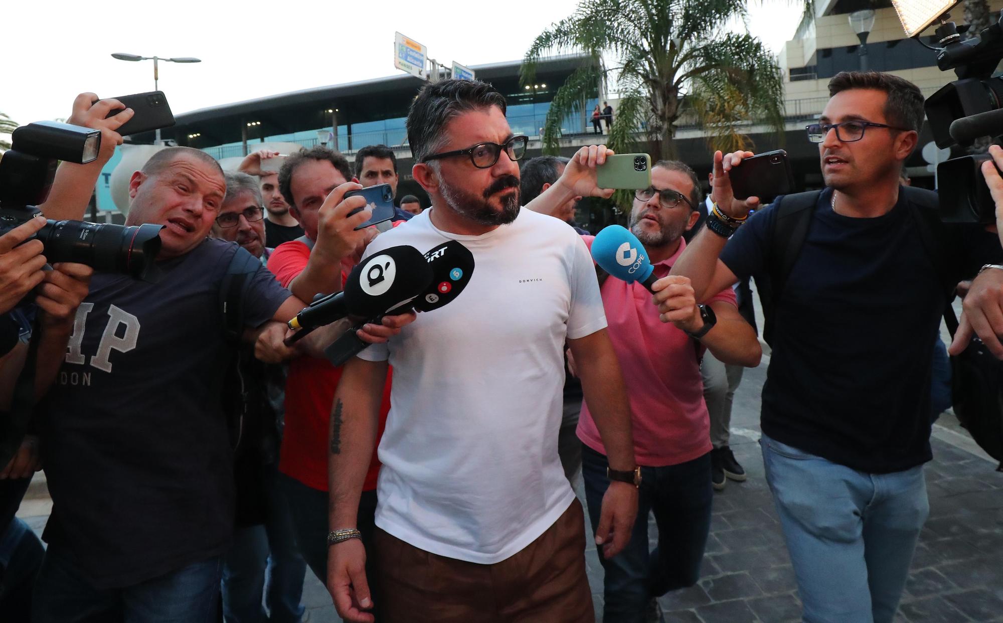 Así ha sido la llegada de Gattuso a Valencia CF