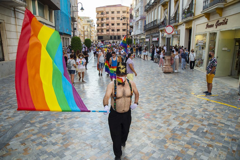 Marcha del colectivo LGTBI+ en Cartagena.