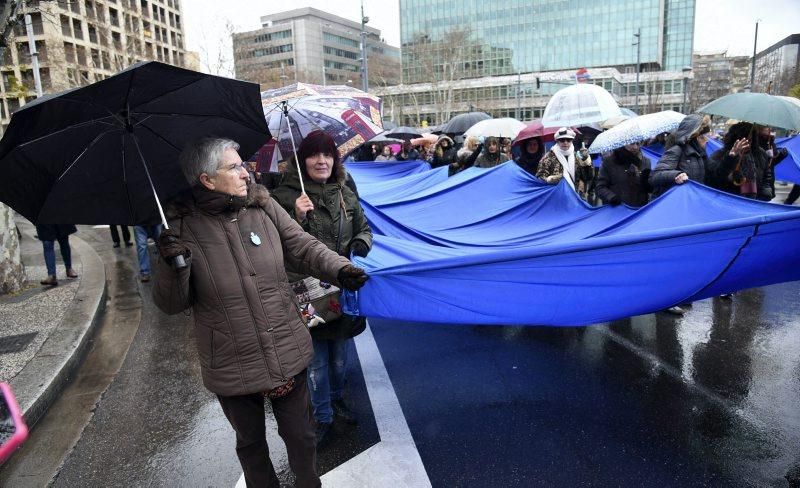 Manifestación contra el ICA en Zaragoza