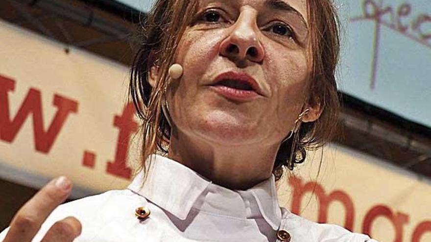 Maria Solivellas, en el Fórum Gastronòmic de Girona.