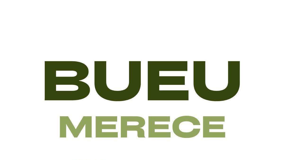 El diseño de la marca "Bueu Merece", la agrupación de electores con la que Daniel Chapela concurrirá a las eleccions locales de 2027.