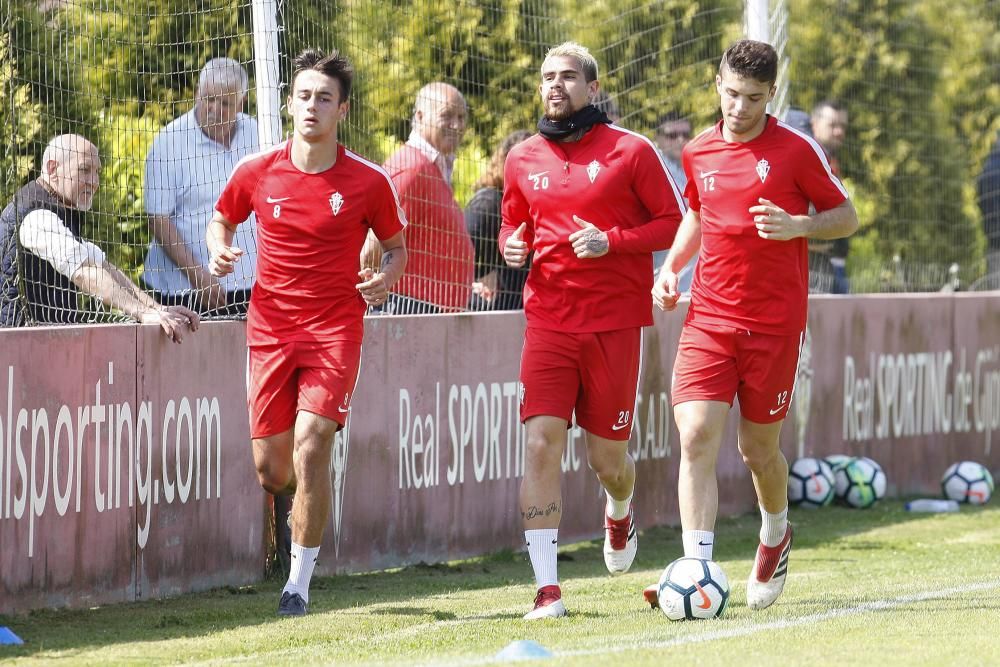 Entrenamiento del Sporting