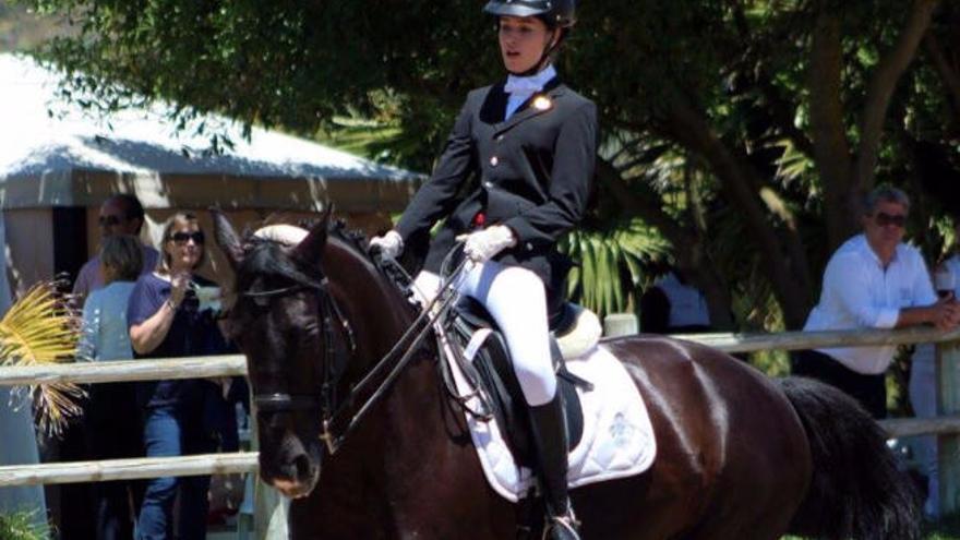 María Hernández de Andrés, con &#039;Canadá Black Boy&#039;.