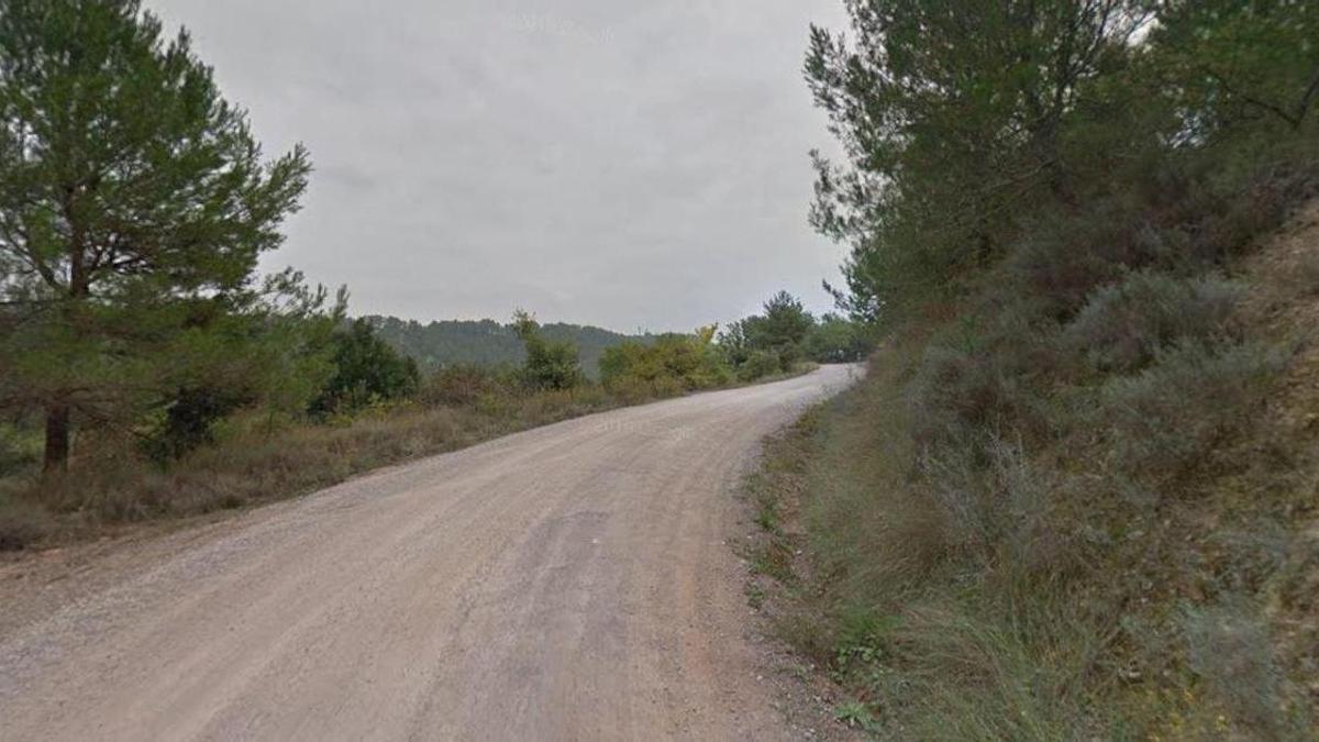 El camí de la Vall, que va d'Artés a la Ruca