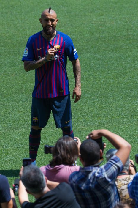 Presentació d'Arturo Vidal