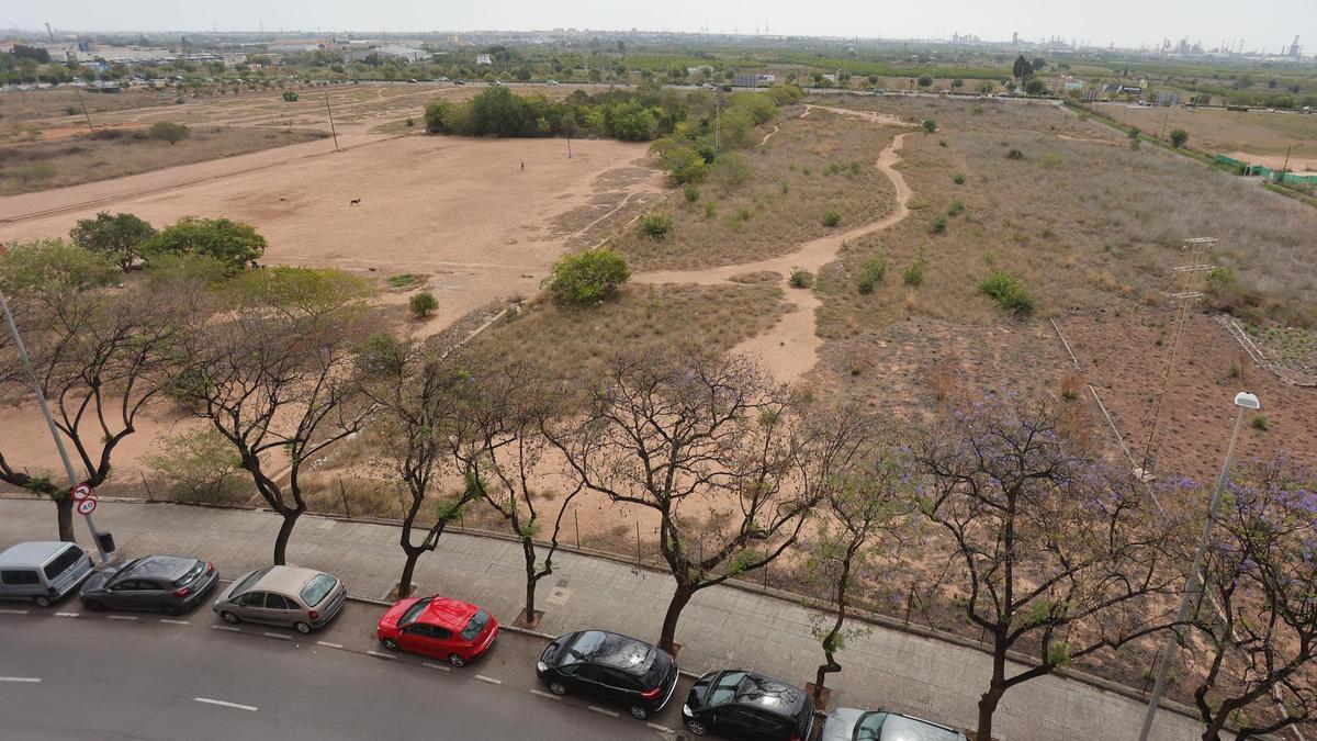 Terrenos donde se construirá el nuevo megaparque de la zona de Censal.