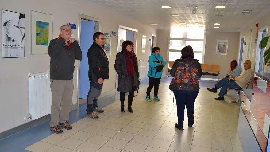 Sala de espera en el Centro de Salud de Puebla.