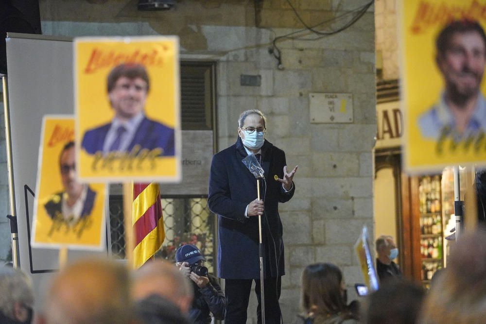 Quim Torra, a l'acte de Girona Vota