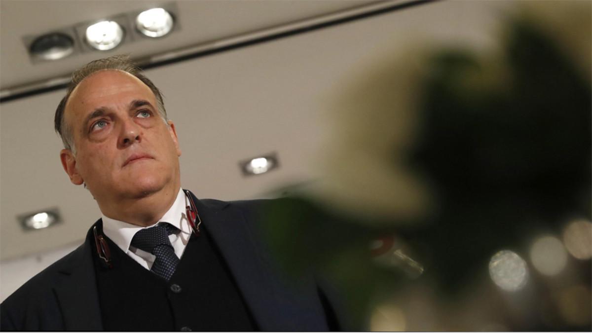 Javier Tebas, presidente de la Liga de Fútbol Profesional (LFP)