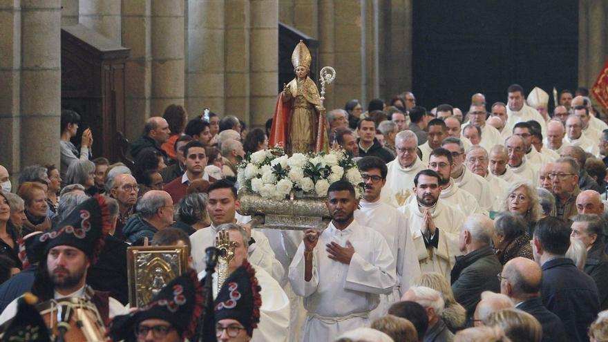 Misa de San Martiño: un alegato en favor de la paz y contra los incendios
