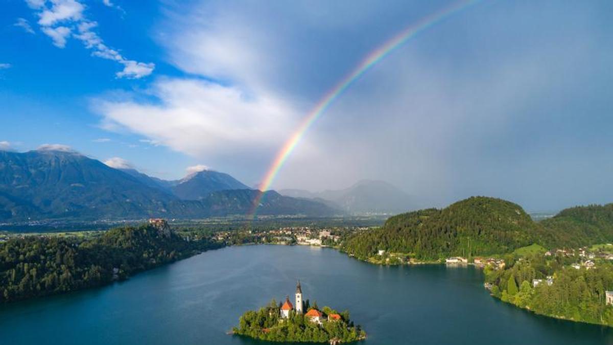 El lago Bled.